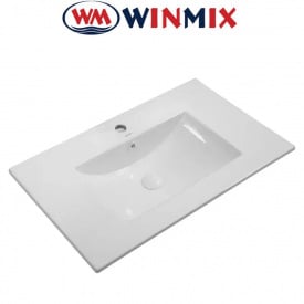 Раковина (умивальник) меблева Winmix Premium CUBIC-1503 810*460*170mm з отвором під змішувач та переливом (біла)