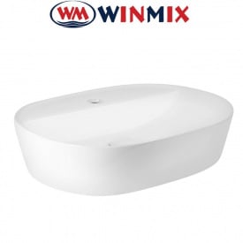 Раковина (умивальник) накладна Winmix Premium ELLIPSE -0201 505*385*120mm (біла)