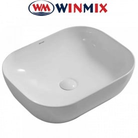 Раковина (умивальник) накладна Winmix Premium DIVERSE-0107 505*405*140mm (біла)