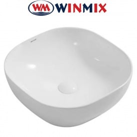 Раковина (умивальник) накладна Winmix Premium DIVERSE-0105 425*425*145mm (біла)