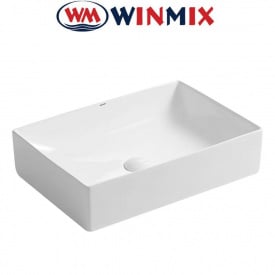 Раковина (умивальник) накладна Winmix Premium QUADRO -0104 500*350*120mm (біла)