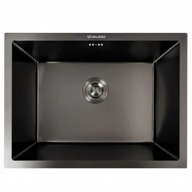 Кухонна мийка Platinex Handmade 58*43 PVD, Чорний