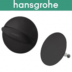 Кришка зливного отвору Hansgrohe (art 58185670) для ванни Flexaplus, Чорний мат