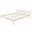 Кровать полуторная металлическая Метакам COMFORT-1 190x140 Бежевый Київ