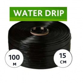 Стрічка емітерна для краплинного поливу WaterDrip 15 см (100м) 0,2мм, Корея