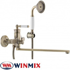 Фото - Змішувач для ванни довгий ніс Winmix Premium VINTAGE BRONZE EURO (Chr-006), Польща Змішувач для ванни довгий ніс Winmix Premium VINTAGE BRONZE EURO (Chr-006), Польща