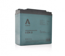 Тяговая аккумуляторная батарея AGM AZBIST 6-DZM-20 12V 20Ah M4