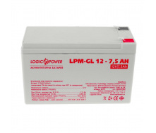 Аккумулятор гелевый LogicPower LPM-GL 12 - 7.5 AH