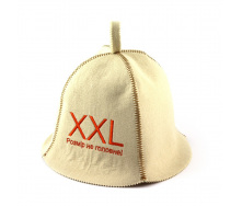 Банная шапка Luxyart One Size XXL розмір не головне искусственный фетр Белый (LA-893)