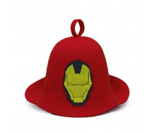 Банная шапка Luxyart Iron Man Красный (XL-461)