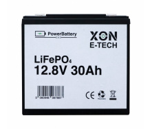 Аккумулятор LiFePO4 XON PowerBattery 12.8V 30Ah Черный (XBLFPW12030B 3138)