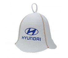 Банная шапка Luxyart Hyundai One Size белый LA-909