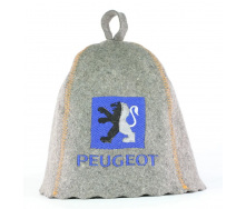 Банная шапка Luxyart Peugeot One Size серый LA-949