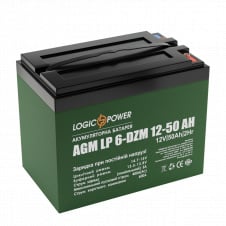Тяговая аккумуляторная батарея AGM LogicPower LP 6-DZM-50 12V 50Ah