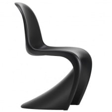 Стілець пластиковий Пантон чорний фігурний