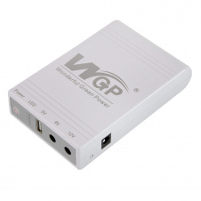 Источник бесперебойного питания ИБП WGP для роутера 5V/9V/12V 10400mAh White
