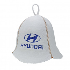 Банная шапка Luxyart Hyundai One Size белый LA-909