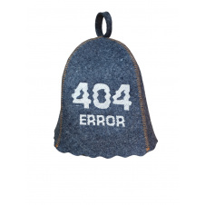 Банная шапка Luxyart 404 error One Size серый LA-482