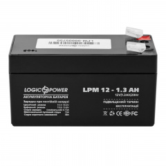 Аккумулятор свинцово-кислотный LogicPower AGM LPM 12 - 1.3 AH Київ