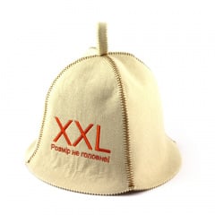 Банная шапка Luxyart One Size XXL розмір не головне искусственный фетр Белый (LA-893) Каменка-Днепровская