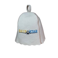 Банная шапка Luxyart One Size Bayraktar натуральный войлок Белый (LA-181) Черкаси