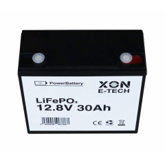 Аккумулятор LiFePO4 XON PowerBattery 12.8V 30Ah Черный (XBLFPW12030B 3138) Миколаїв