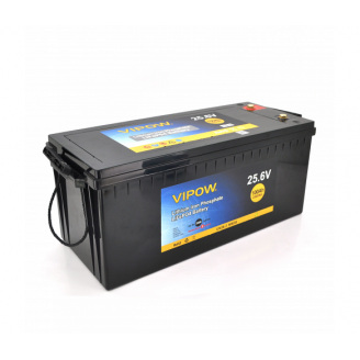 Аккумуляторная батарея Vipow LiFePO4 25.6V 100Ah со встроенной ВМS платой 80A