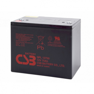 Аккумуляторная батарея AGM CSB GPL12750 12V 75Ah
