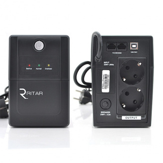 ИБП Ritar RTP650L-U (390W) линейно-интерактивный