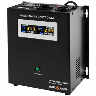 ИБП LogicPower LPY-W-PSW-1500VA+ (1050Вт) 10A/15A 24В с правильной синусоидой