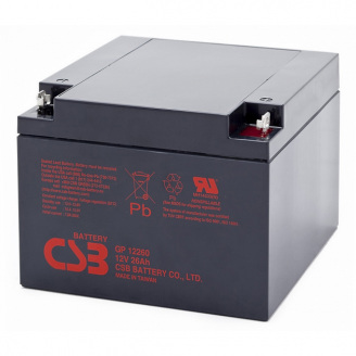Аккумуляторная батарея AGM CSB GP12260 12V 26Ah