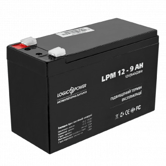 Аккумулятор свинцово-кислотный LogicPower AGM LPM 12 - 9.0 AH
