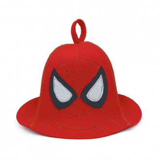Банная шапка Luxyart Spider man One Size Красный (XL-460)