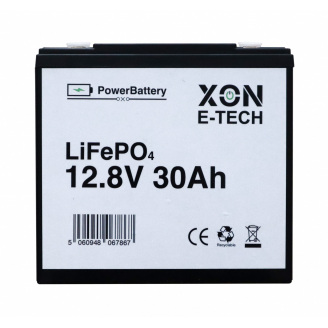 Аккумулятор LiFePO4 XON PowerBattery 12.8V 30Ah Черный (XBLFPW12030B 3138)