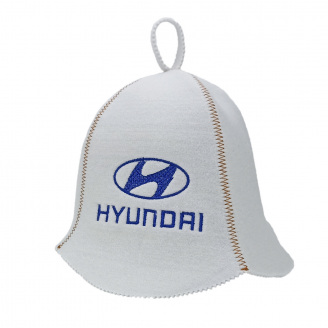Банная шапка Luxyart Hyundai One Size белый LA-909