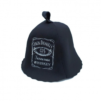 Банная шапка Luxyart Jack Daniels One Size черный LA-759