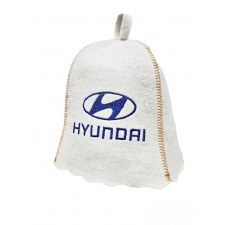 Банная шапка Luxyart Hyundai One Size белый LA-989