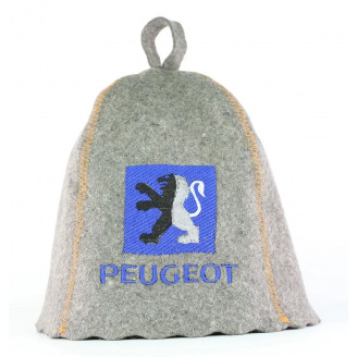 Банная шапка Luxyart Peugeot One Size серый LA-949
