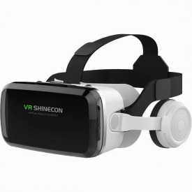 Очки-шлем виртуальной реальности Shinecon VR SC-G04BS Black White