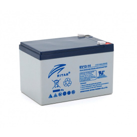 Тяговый аккумулятор RITAR EV12-14 12V 14Ah F2