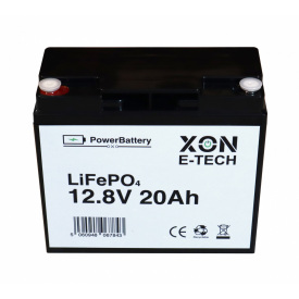 Аккумулятор LiFePO4 XON PowerBattery 12.8V 20Ah Черный (XBLFPW12020B 3114)