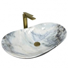 Раковина VBI Turin Granit Glossy сірий VBI-011507