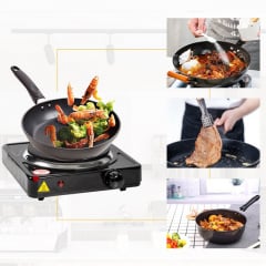 Плита электрическая одноконфорочная No Brand 1000 Вт Черный (RSONIC-BLK-0343) Киев