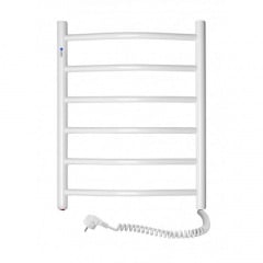 Електрична рушникосушка Navin Камелия 480x600 П з кнопкою білий Виноградов