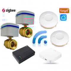 Smart захист від протікання води 1DAL Бездротова автономна ZigBee система проти потопу ProfiKit 1/2", APP "Tuya" Київ
