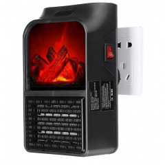 Камин-обогреватель Flame Heater 900 Вт Черный (2104618714) Київ