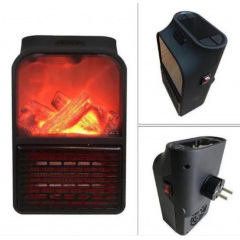 Камин-обогреватель Flame Heater 900 Вт Черный (2104618714) Київ