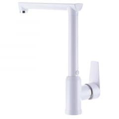 Смеситель для кухни PLAMIX Mario-017 White (PM0608) Лубны