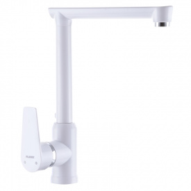 Смеситель для кухни PLAMIX Mario-017 White с подводкой (PM0608)