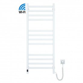 Електрична рушникосушка Navin Авангард 1200х480х71мм, Sensor П Wi-Fi з таймером, біла